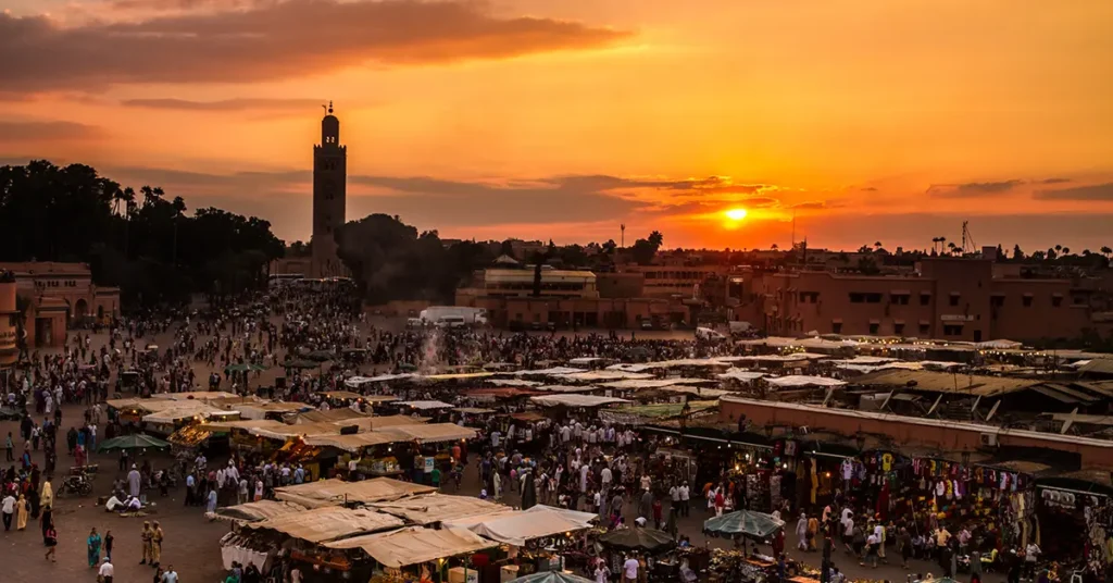 Marrakech place Jemaa El Fna