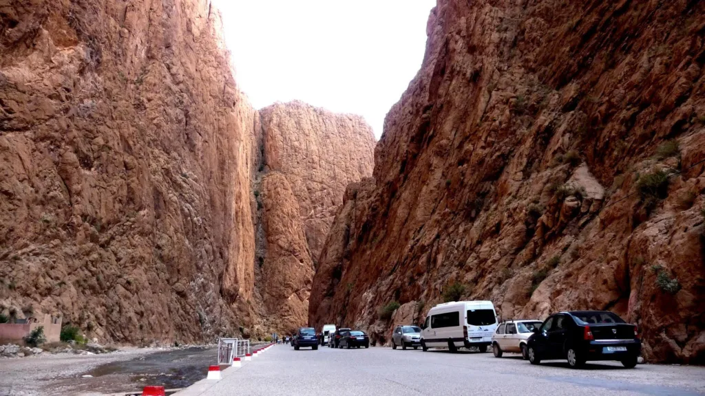Todgha canyons.